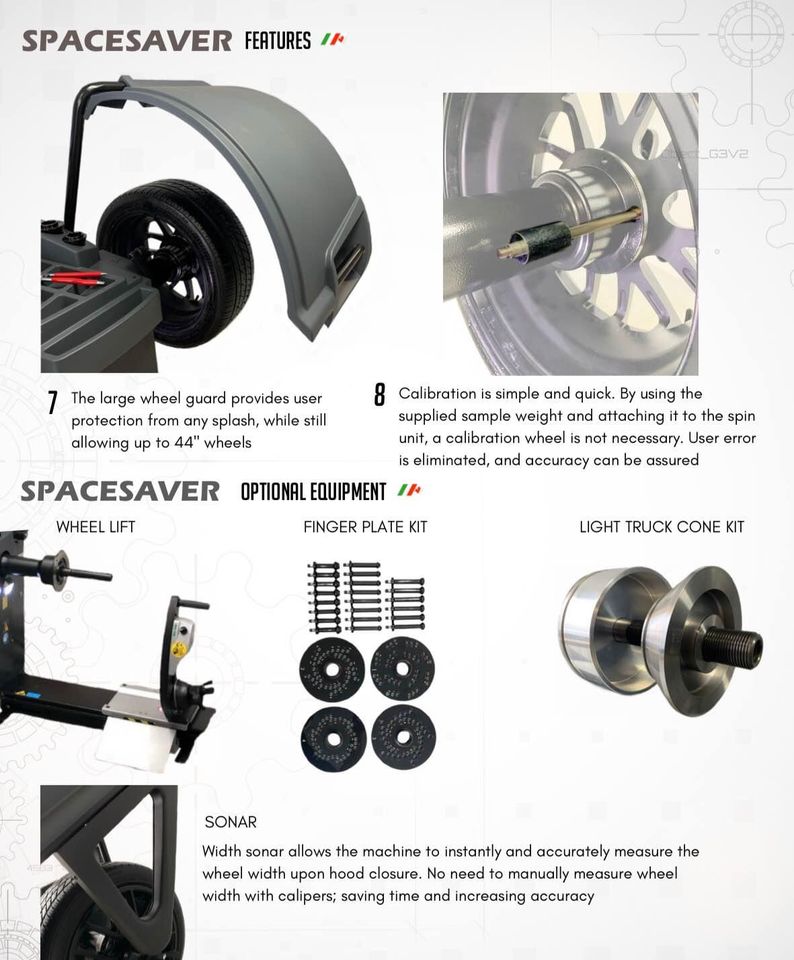 Wheel Balancer ONYX Spacesaver