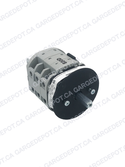 SWITCH REVERSER A/C MOTORS FIRS FOR CORGHI TIRE CHANGER 5-102742 / 9024E - BLACK/GRAY